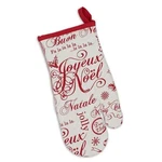 Ovenmitt - "joyeux Noel" Vintage Christmas Holiday Cheer French. Fixed Price $10.00.