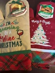 Christmas Embroidered Oven Mitts With Gourmet Bread Mix & Butter Cookie 2. Fixed Price $12.67.