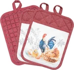 Pot Holders Silicone Printing Non Slip Heat Resistant, Yarm-dyed Hot Pads. Fixed Price $19.41.