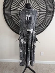 Ic Collection Newspaper Print Sleeveless Dress Size M Funky Art-to-wear Pockets. Fixed Price $49.99.