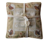 New Set Of 4 Alices Spiced Mug Mats The Original Botanical Birds. Fixed Price $12.34.