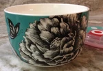 Microwave Bowl With Lid And Steam Release Button Blue Flowers & Butterfly New. Fixed Price $16.99.