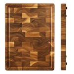 Seido Knives Gourmet Acacia End-grain Cutting Board Made From Wood. Fixed Price $149.00.