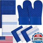 Towels & Dishcloths W/oven Mitts Set - 100% Cotton Tea For Kitchen. Fixed Price $41.75.
