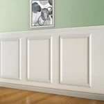 Set Peel And Stick Wall Molding KIT,24" X 32" Premade Self Adhesive White. Fixed Price $55.90.