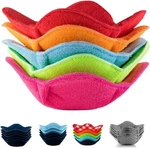 Bowl Snuggies, Multicolor Set Of 5 Microwave-safe Hot Holders Keep Your. Fixed Price $27.99.