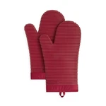 Kitchenaid Ribbed Soft Silicone Oven Mitt 2-PACK Set, 7.5"X13", Passion Red. Fixed Price $24.08.