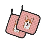 Caroline's Treasures Carolines BB1254PTHD Checkerboard Pink Corgi. Fixed Price $30.45.