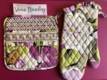 Vera Bradley Oven Mitt And Potholder Set 'portobello Road' New. Fixed Price $15.95.