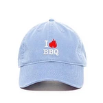 Love Bbq Baseball Cap Embroidered Cotton Adjustable Dad Hat. Fixed Price $18.00.
