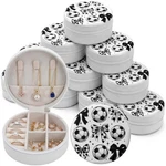 16 Pcs Bow Softball Soccer Team Gift Bulk Travel Jewelry Round Case For Sport.... Fixed Price $75.92.
