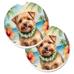 Carolines Treasures DAC6480CARC 2.5 X In. Norfolk Terrier Luau Cup Holder.... Fixed Price $21.06.