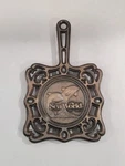 Vintage 1988 Sea World Inc. Trivet With Whales Bronze. Fixed Price $9.99.