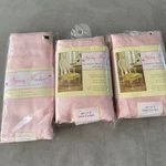 Spring Meadow Pink Damask Chair Seat Covers & Napkins Set Table Linens New. Fixed Price $25.00.