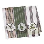 Dii Set 3 Kitchen Towels; Sage, Thyme, Basil Herb Garden ( 1 Of Each One). Fixed Price $29.00.