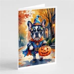 Carolines Treasures DAC8362GCA7P 5 X In. Black White French Bulldog Hallowe.... Fixed Price $25.12.