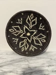 Exquisite Hand Woven Fine Fiber Oval Tribal Basket Shades Of Earth Design Round. Fixed Price $34.90.