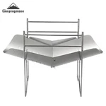 SOLOA4 Stainless Steel Portable Folding Bbq Grill Outdoor Garden Camping. Fixed Price $70.59.