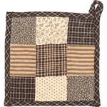 Kettle Grove, Cotton, 8X8, Patchwork Blocks, Pot Holder, Black. Fixed Price $18.00.
