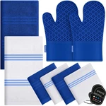 Towels And Dishcloths With Oven Mitts Sets- 100% Cotton Tea For Kitc. Fixed Price $41.32.