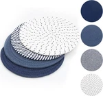 Shacos 4 Pcs 8 Inch Cotton Trivets Hot Dishes Pot Holders Heat-resistant Blue. Fixed Price $16.11.