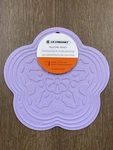 "powder Purple" Creuset 7.5" Silicone Flower Trivet Hot Pad Mat Cool Tool Nwt. Fixed Price $40.99.