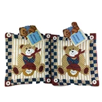Button Bear With Honey Potholders Lot Of 2 Magic Creations Vintage New. Fixed Price $9.65.
