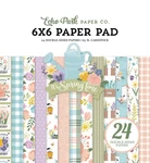 Spring Time Flowers Garden Daffodil Pansy Tulip Bouquet Echo Park 6" Paper Pad. Fixed Price $7.99.