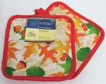 Pot Holders Harvest Fall Leaves Home Collection. Fixed Price $6.99.