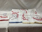 Vintage Kitchen Dish Towels Embroidered Days Of The Week Tea Time. Fixed Price $39.00.