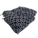 Four Seasons (set Of 2) Chair Pads Wicker Seat Cushion Home Patio (navy Rope). Fixed Price $75.88.