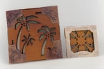 Hawaii Wooden Coaster & Trivet Palm Tree Design Beach, Coastal, Tiki, Decor New. Fixed Price $13.49.