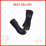 932 Leather Welding Gloves For Women Man, Heat Resistant Fire Long Sleeve. Fixed Price $21.03.