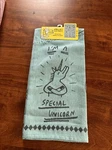 New Blue Q Printed Dish Towel Tea I'm Special Unicorn Kitchen Green. Fixed Price $8.50.