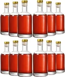Clear Glass Bottles 6 Oz - 200ML Pack Of 12 For Wine Beverages Drinks Oil. Fixed Price $46.19.