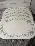 Lot Of 5 Callaway (corelle) Plastic Placemat By Corning Ivy. Fixed Price $25.00.