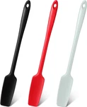 Patelai 3 Pieces Silicone Jar Spatula Long Handle Rubber Heat Resistant. Fixed Price $16.95.