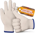 Heat Resistant Gloves For Cooking & Grilling Aramid Oven Mitts With Fin. Fixed Price $21.07.