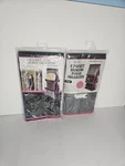 2 Pack Of Black And Pink 6 Pocket Hanging Purse Organizer By Home Collections. Fixed Price $12.99.