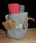 Christmas Jolly Tartan 3 Piece Hand Towel Set & Holder New. Fixed Price $16.99.