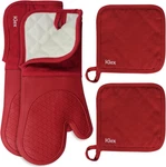 Extra Long Silicone Oven Mitts And Pot Holders, 932 F Degrees Heat. Fixed Price $23.39.