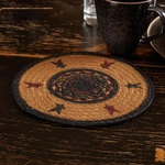 Trivet Heritage Farms Jute Primitive 8IN Star Braided Table Decor Vhc Brands. Fixed Price $5.95.