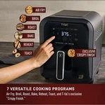 6 Quart Black Air Fryer Toaster Oven Combo Quick Heat Infrared Technology. Fixed Price $99.75.