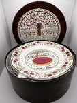 Set 8 Gien France Les Tartes Plates Marie-pierre Boitard Fruit Dessert Orig Box. Fixed Price $165.00.