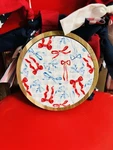 New Acacia Wooden Lacquered Americana Trivet. Fixed Price $20.00.