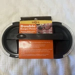 Bar-b-q 40140X Double Burger Press Ground Meats Poultry Mr.barbq. Fixed Price $8.99.