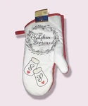 Home Collection Oven Mitt "this Kitchen Seasoned With Love" Brand New.. Fixed Price $909.88.