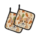 Carolines Treasures WDK7953PTHD 7.5 X In. Corgi Heirloom Fall Pair Of Pot.... Fixed Price $28.06.