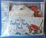 Vtg Cape Shore Lobster Crab Seafood Party Pack - 6 Bibs Napkins Placemats. Fixed Price $12.95.
