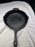 American Mesquite 11.5 Cast Iron Skillet Frying Pan Pre-seasoned. Fixed Price $34.99.